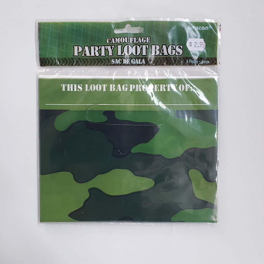 CAMOUFLAGE LOOT BAGS