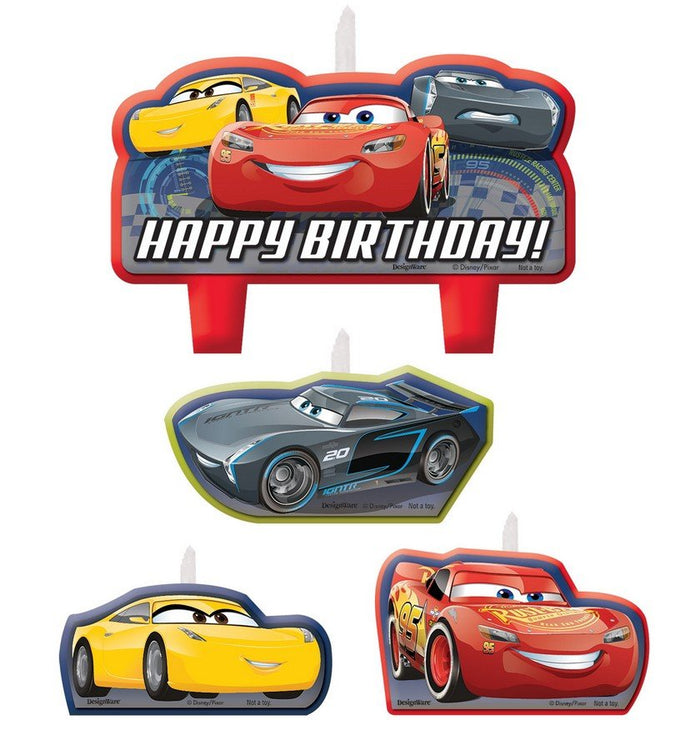 CARS BIRTHDAY CANDLE SET